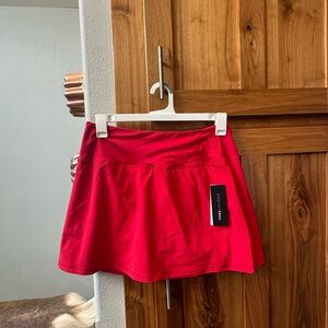 Yoga-licious Bright Red Athletic Skort